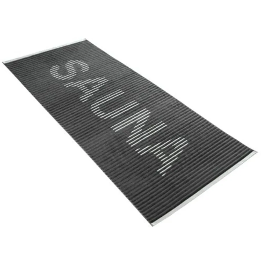 Vossen Saunatuch Camden graphit Baumwolle