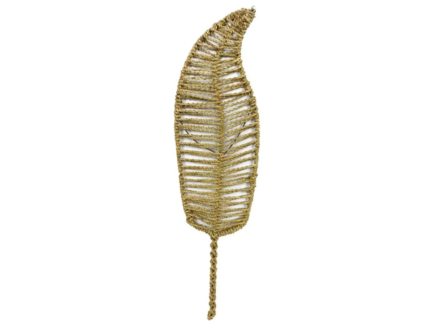 Dijk Kunstblume Papier-Schnur-Blatt, Hellgrau H: 101 cm | Schubiger Möbel