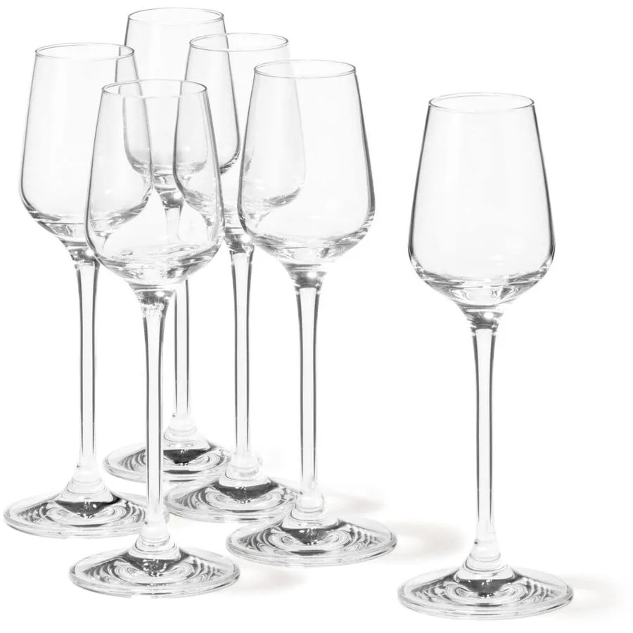 Schnapsgläser-Set Leonardo Transparent Kristallglas H 19 cm 0.1 l 6 Stk