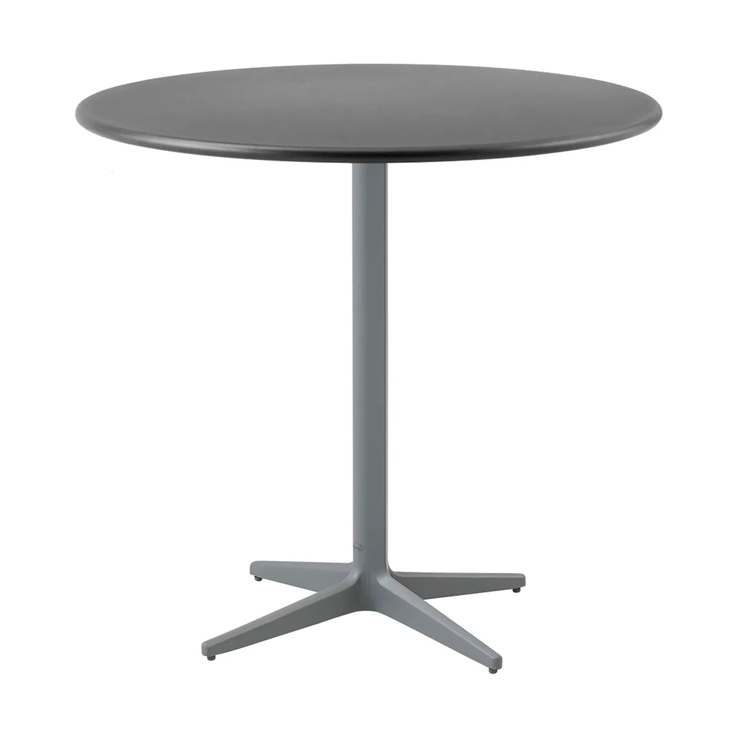 Cane-line Drop cafébord Ø80 cm Lava grey-light grey