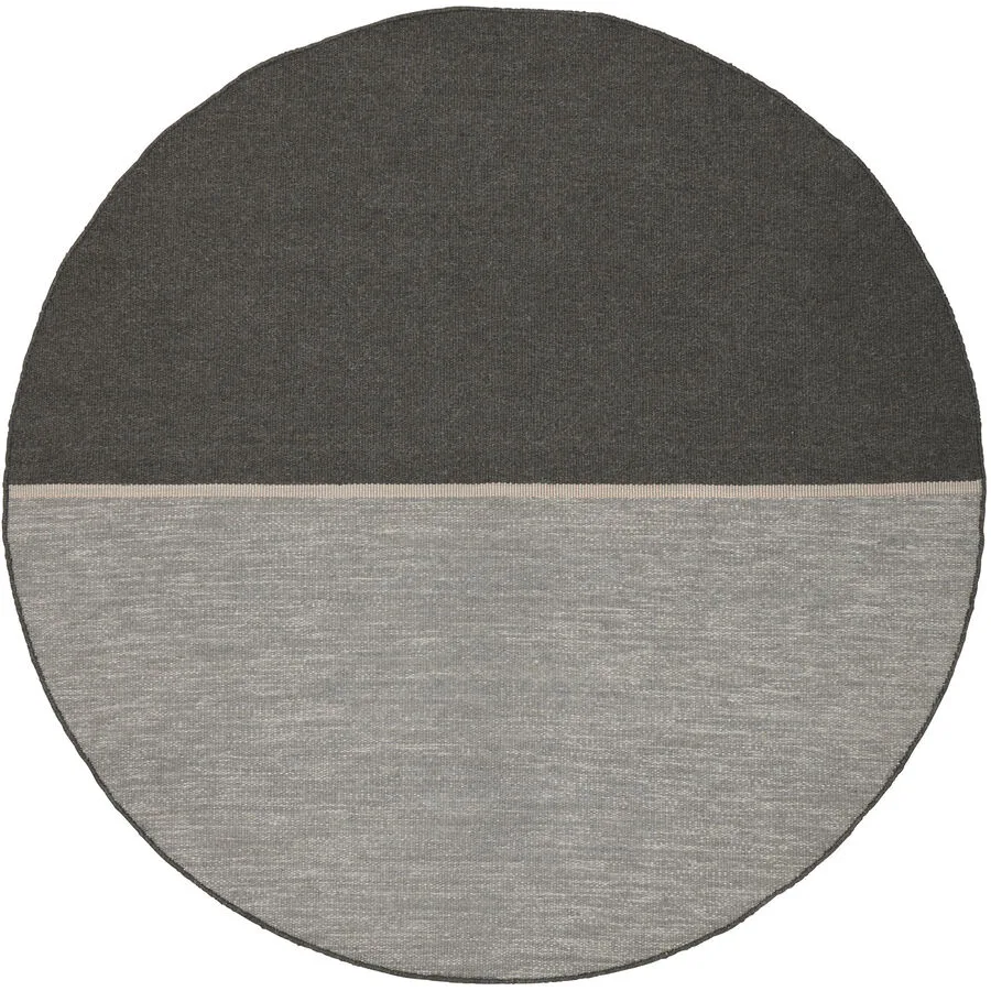 Teppich Magnetize Hellgrau, Dunkelgrau Anderes Muster Wolle, Polyester 170 x 170 cm