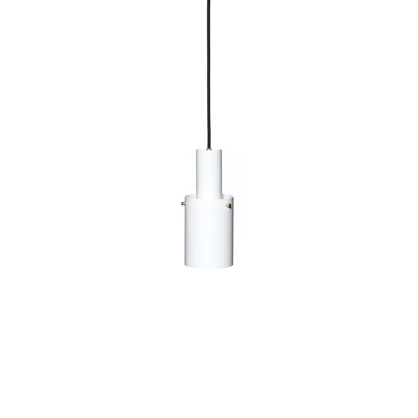 Rubn - Volume 2 Pendant Medium - White/ Brass - Pendellampor - Niclas Hoflin - Guld,Vit