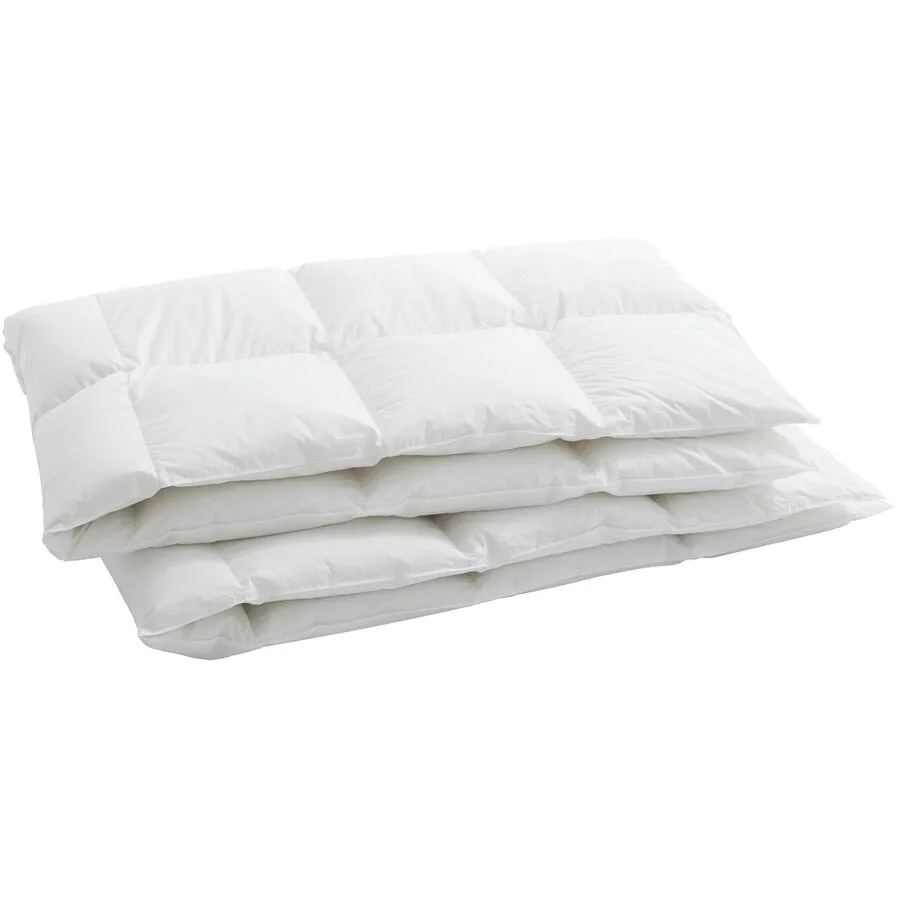 Billerbeck Daunenduvet Luzern Weiss Baumwolle 200 cm 210 cm Gänsedaunen - Daunenduvet