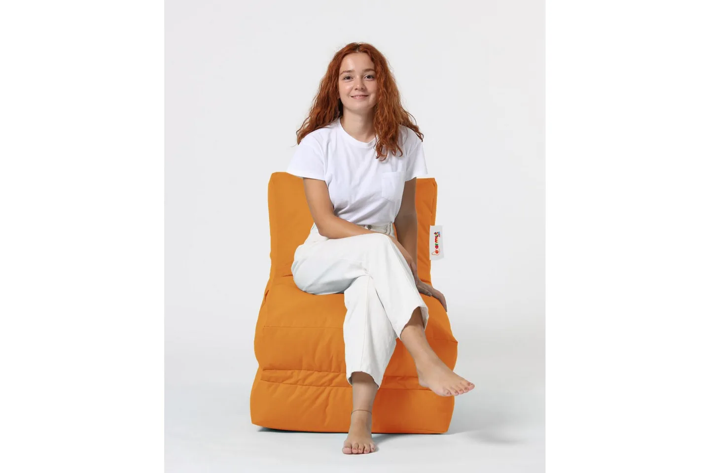 Sittsäck Utomhus Petone 55 cm - Orange