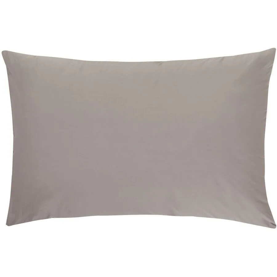 Kissenbezug Mia taupe Einfarbig Baumwolle B 50 T 70 cm
