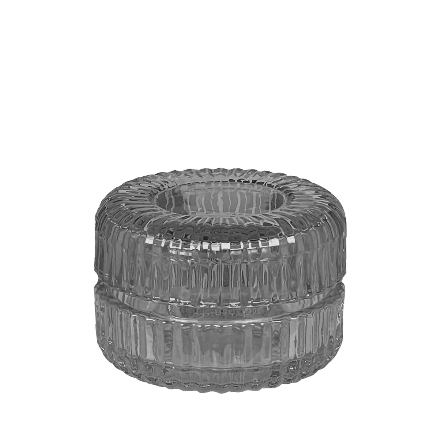 Kaheku Dose Vara, Lüster Grau H: 6 cm | Schubiger Möbel