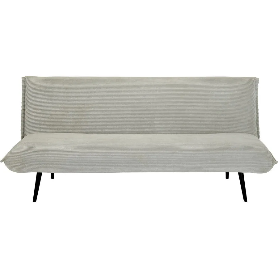 Bettsofa Miguel Hellgrau Polyester Stoff B 196 T 83 cm Verstellbare Lehne
