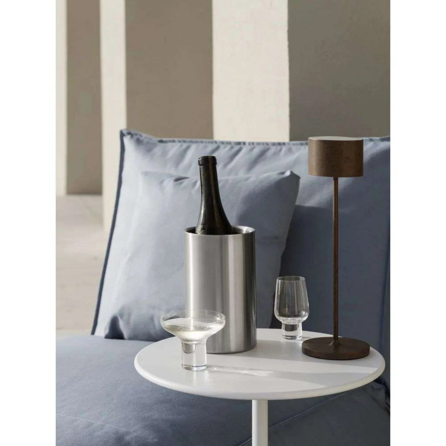 Farol Portable Tischleuchte Rusty - Blomus - Terrasse - Aluminium