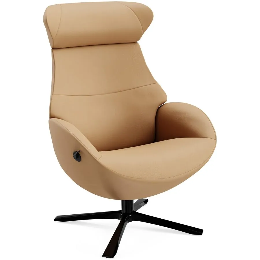 Conform Relaxsessel Daja nature Leder T 163 B 81 H 110 cm - Möbel Konfigurator: Traummöbel individuell zusammenstellen
