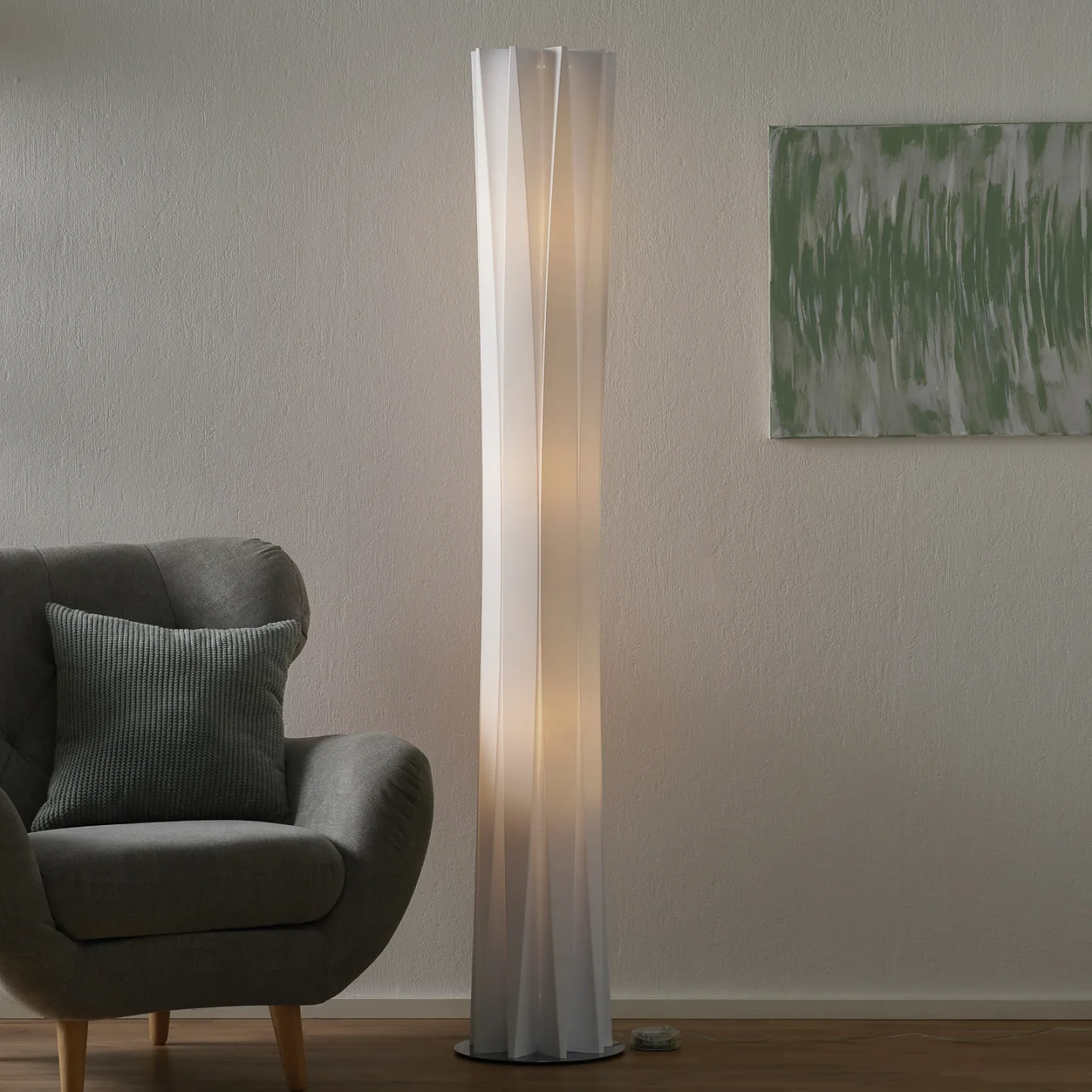 Bach Stehleuchte XXL Weiß - SLAMP - Wohnzimmer - Design - Kunststoff