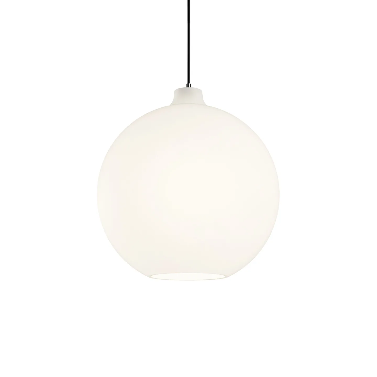 Wohlert Taklampa Ø350 White Opal - Louis Poulsen - Vardagsrum - Design - Glas - Med en ljuskälla