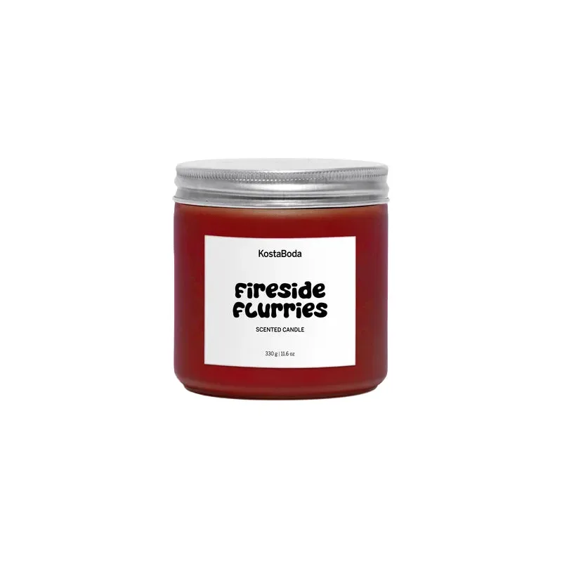 Kosta Boda Mind Duftkerze Fireside flurries, 330 g