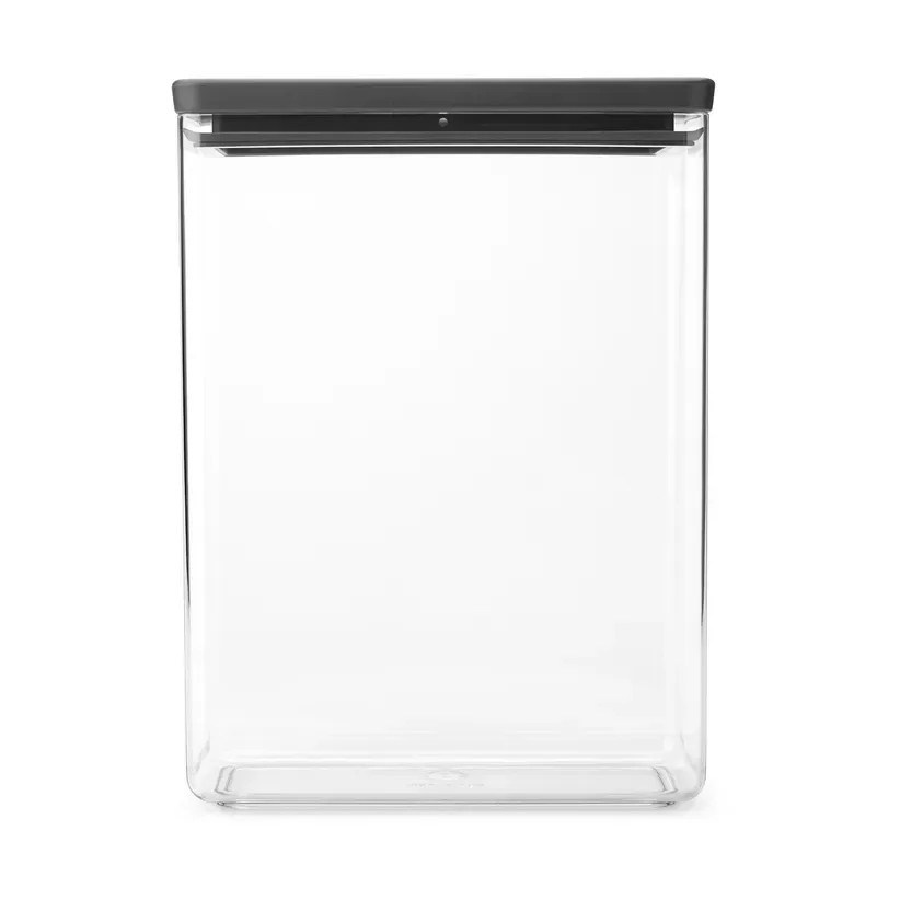 Brabantia TASTY+ stapelbare Behälter 5,4 Liter Dunkelgrau