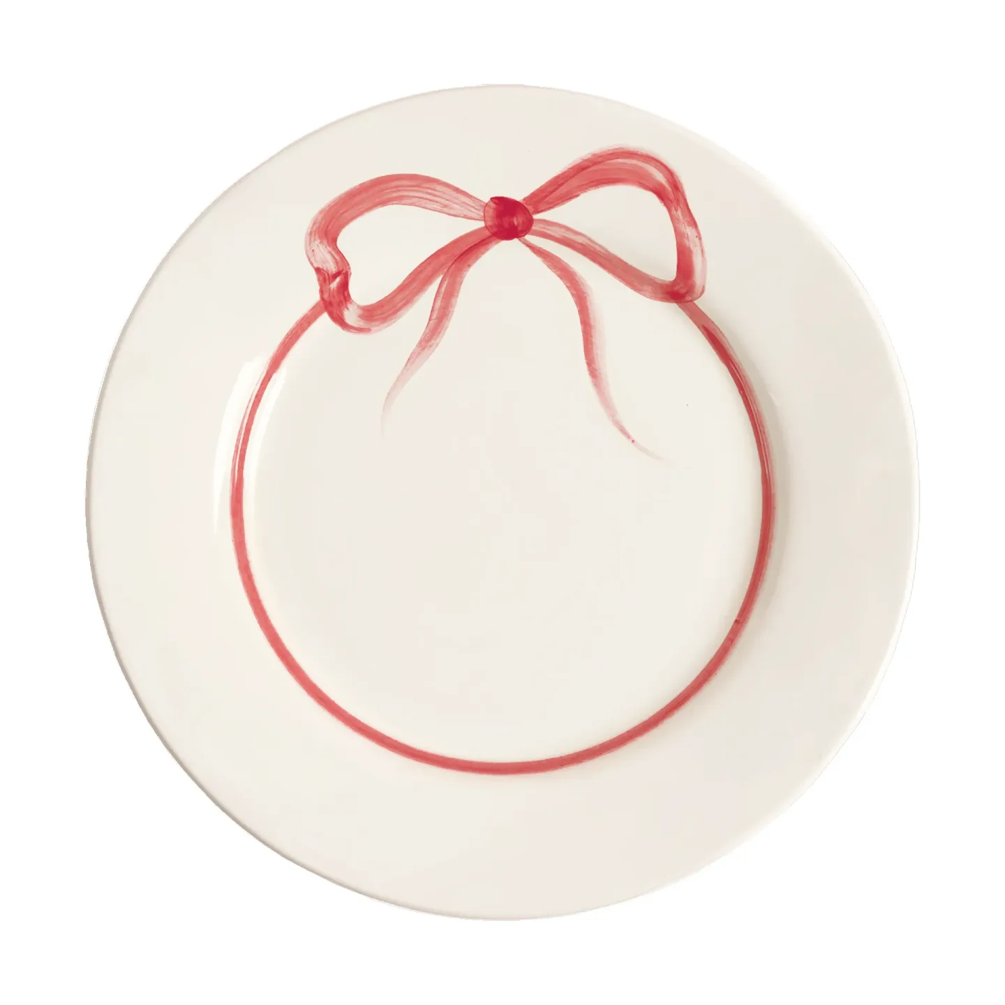 Pick a Poppy Bow Teller Dunkelrosa, 28 cm
