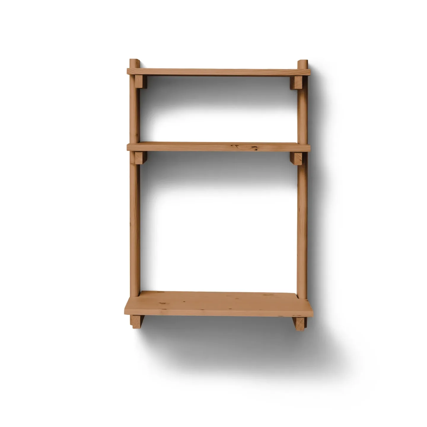 Form & Refine Beam Office Shelf hylla med skrivbord Deep brown pine, 60x90,5x40 cm