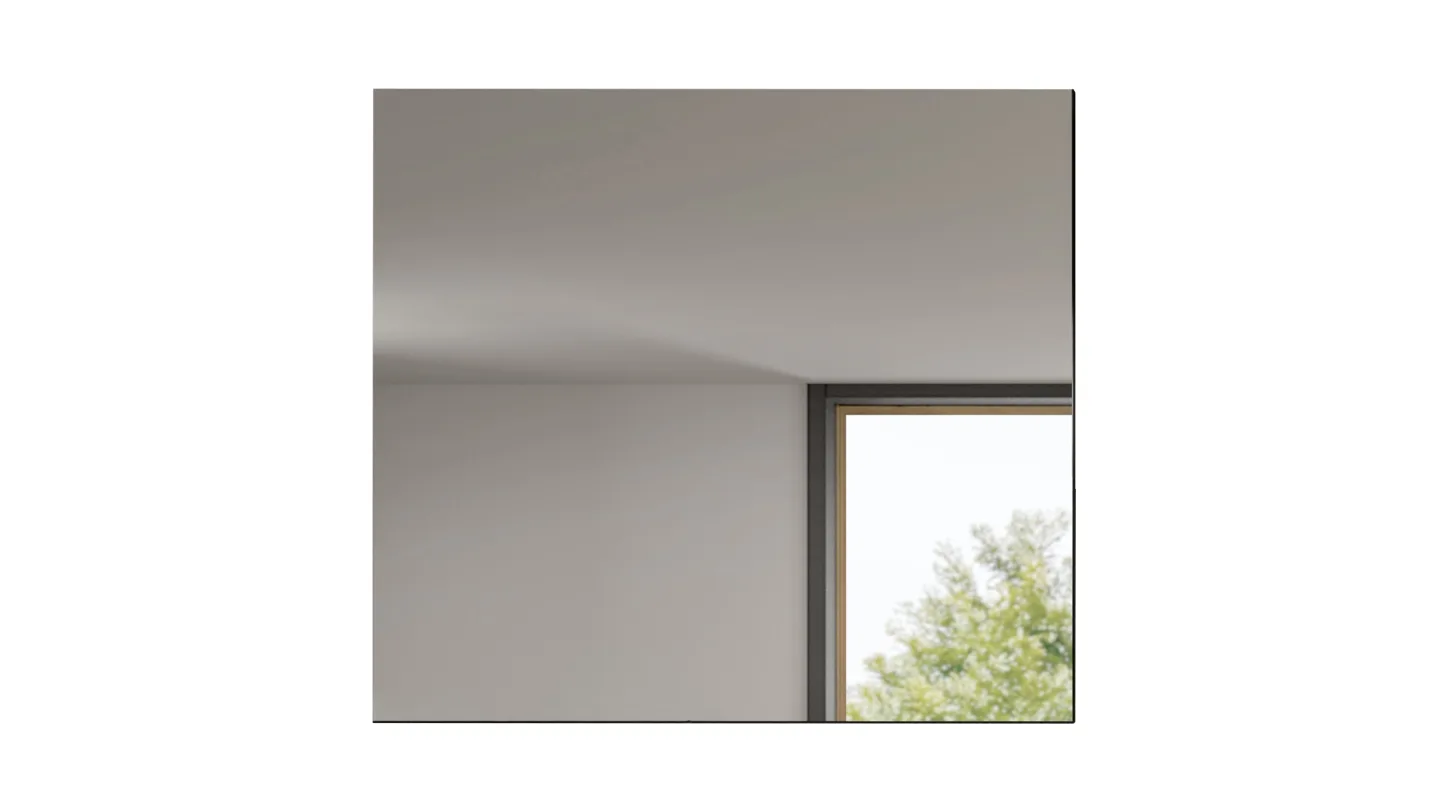 Wandspiegel 80 x 73 cm anthrazit - CANU
