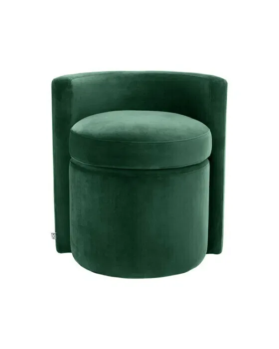 Arcadia Armchair Velvet Roche Dark Green