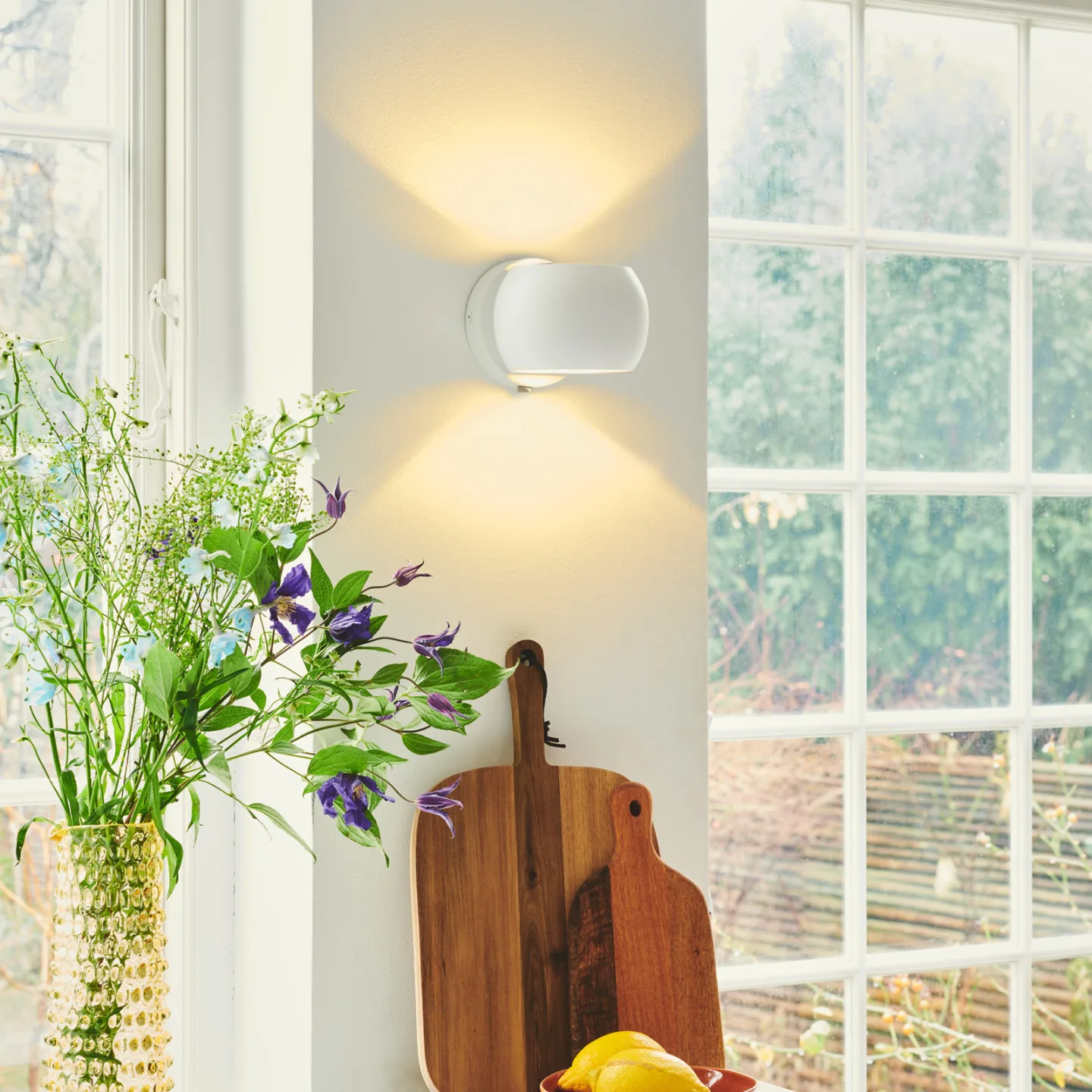 Belir Wandleuchte White - Nordlux - Wohnzimmer - Metall - Mehrflammig