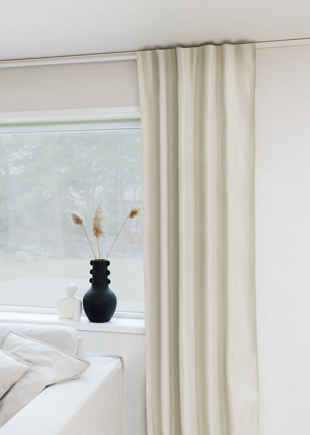 Gardiner - Mørkleggingsgardin Mila (beige) (Størrelse: 130 x 250 cm)