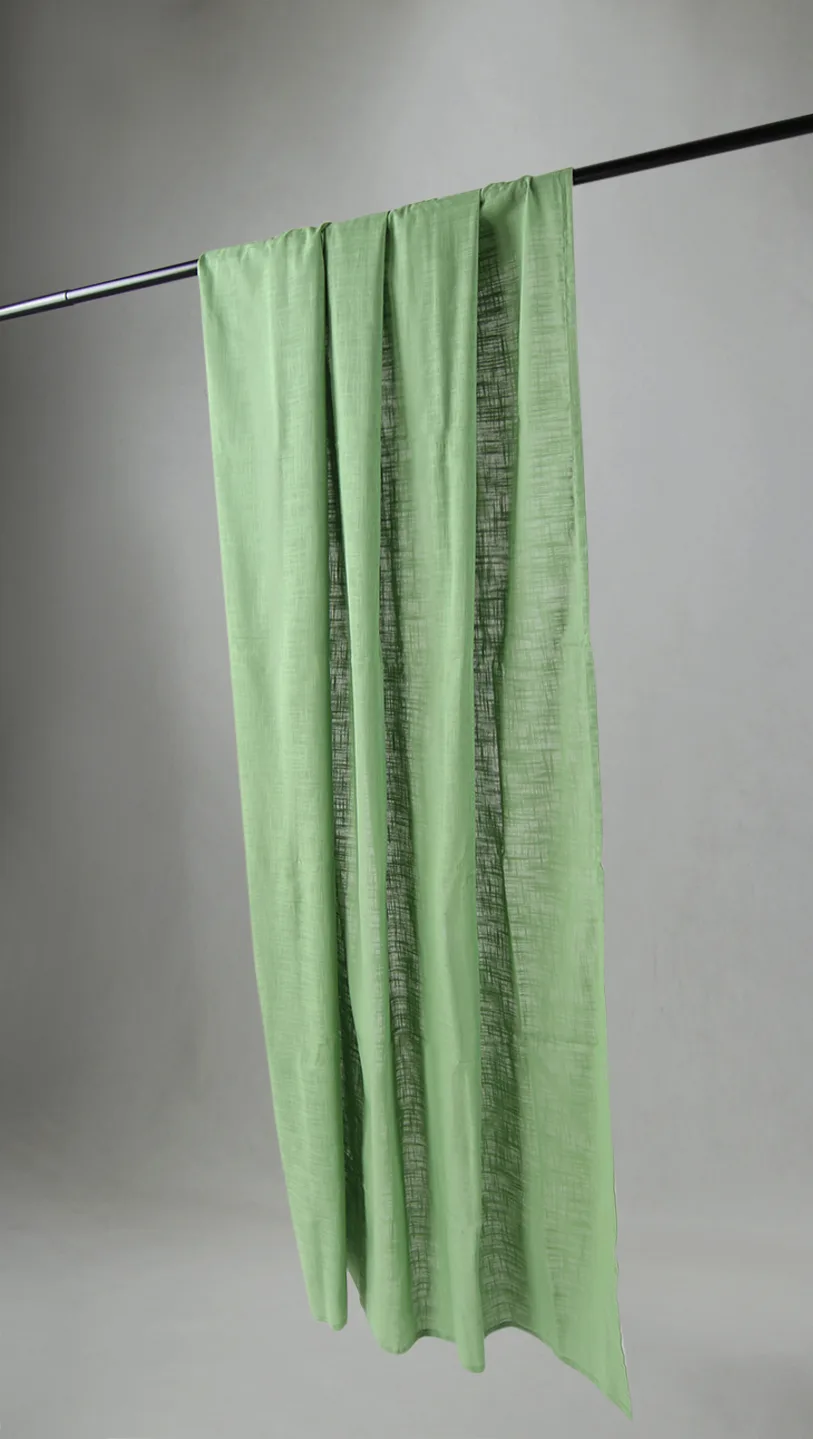 Gardiner - Bomullsgardin - Lollo (grønn) (Størrelse: 140 x 250 cm)