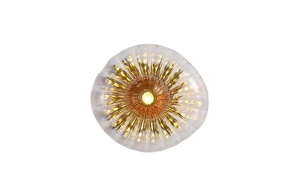 Searchlight - Sunbeam Ø14 - Vägglampa - Transparent/svart