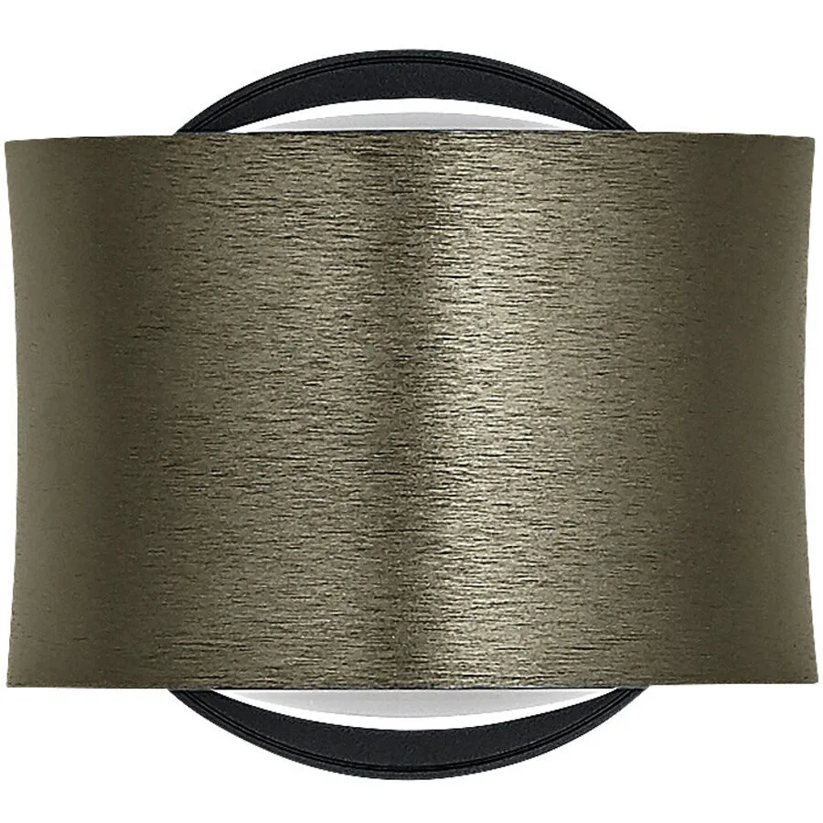 Designer-Wandlampe Bankamp Impulse bronze dimmbar - Material: Aluminium/Stahl - LED - Lichtfarbe: Extra warmweiss - LED Energiesparlampen