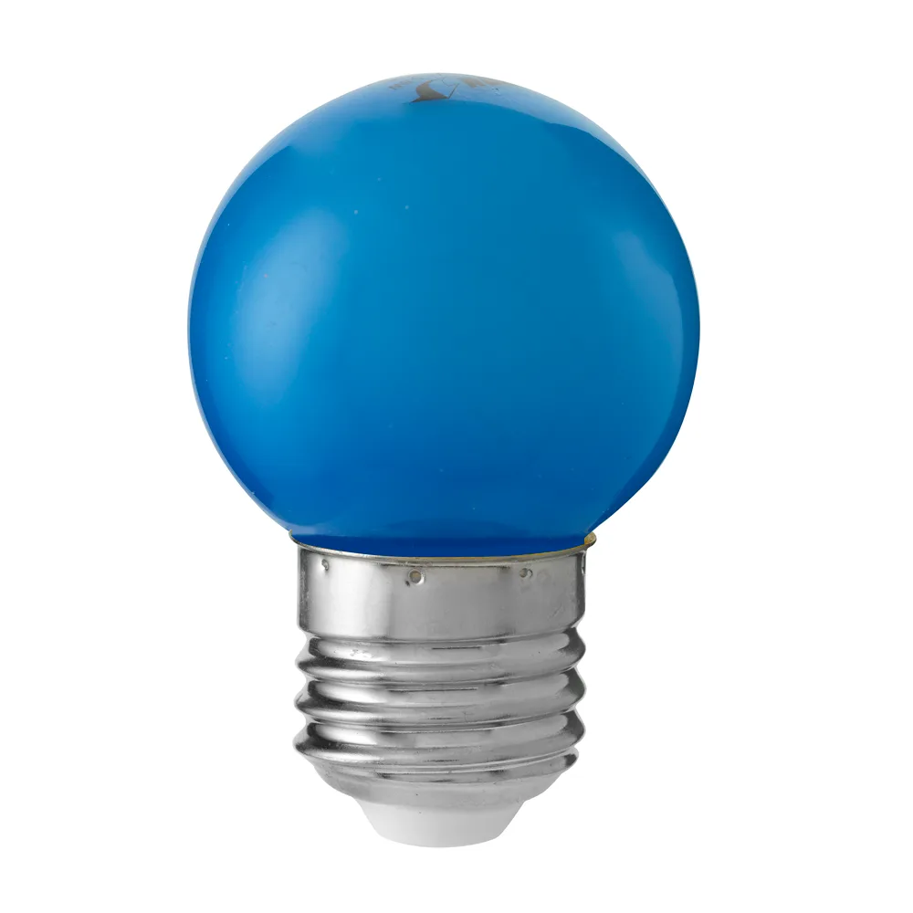 Klotlampa LED Färgad Blå E27