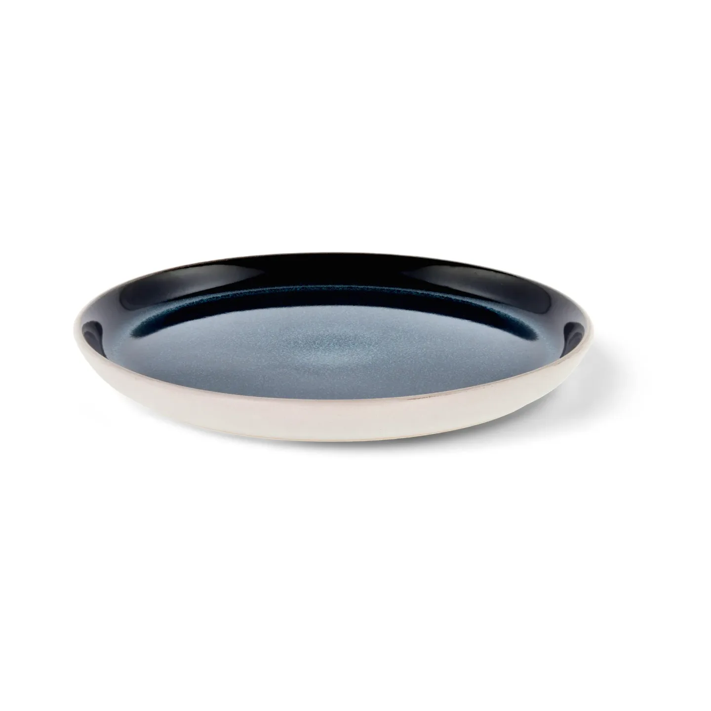 Bitz Bitz Teller gastro Ø 21cm Weiß-dunkelblau