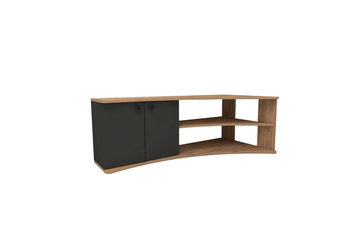 Termera Tv-bänk 135 cm - Brun/Antracit