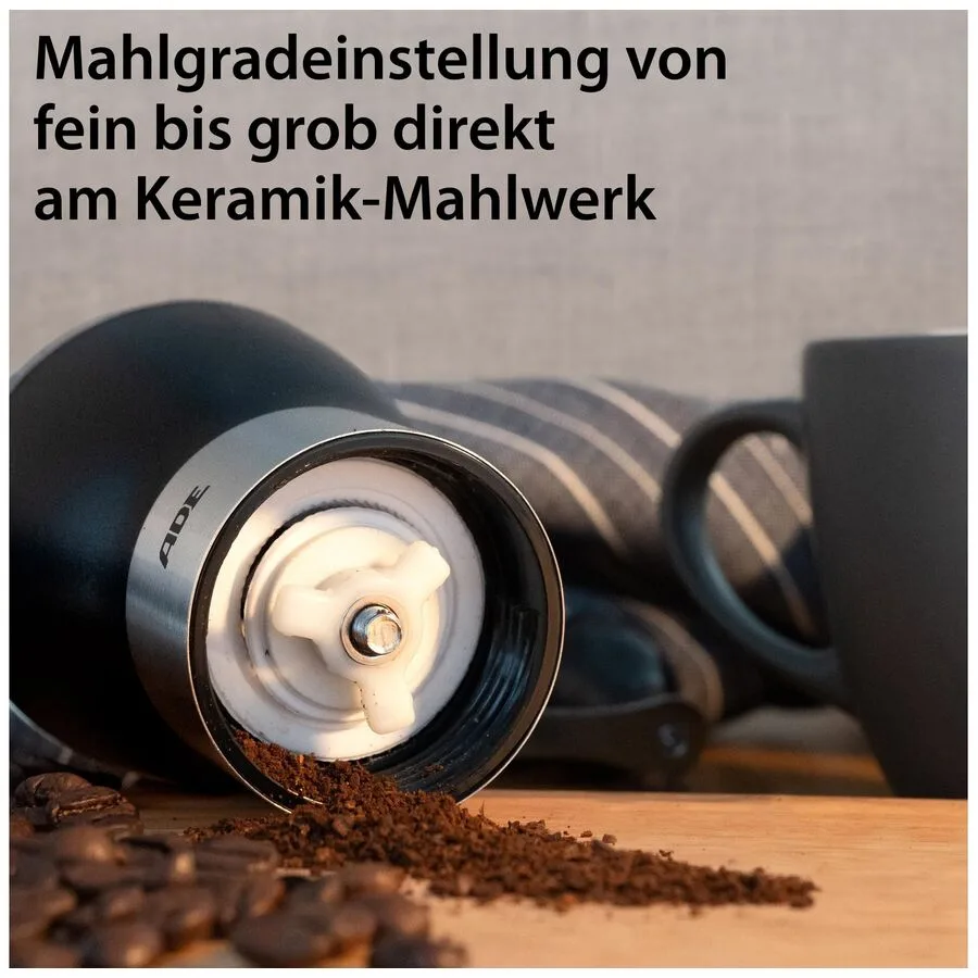 Kaffeemühle ADE Schwarz Kunststoff/Silikon 65 l