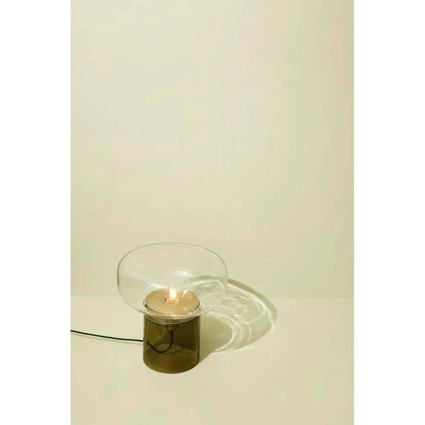 Crave Tischleuchte Clear/Dark Green - Hübsch - Wohnzimmer - Glas