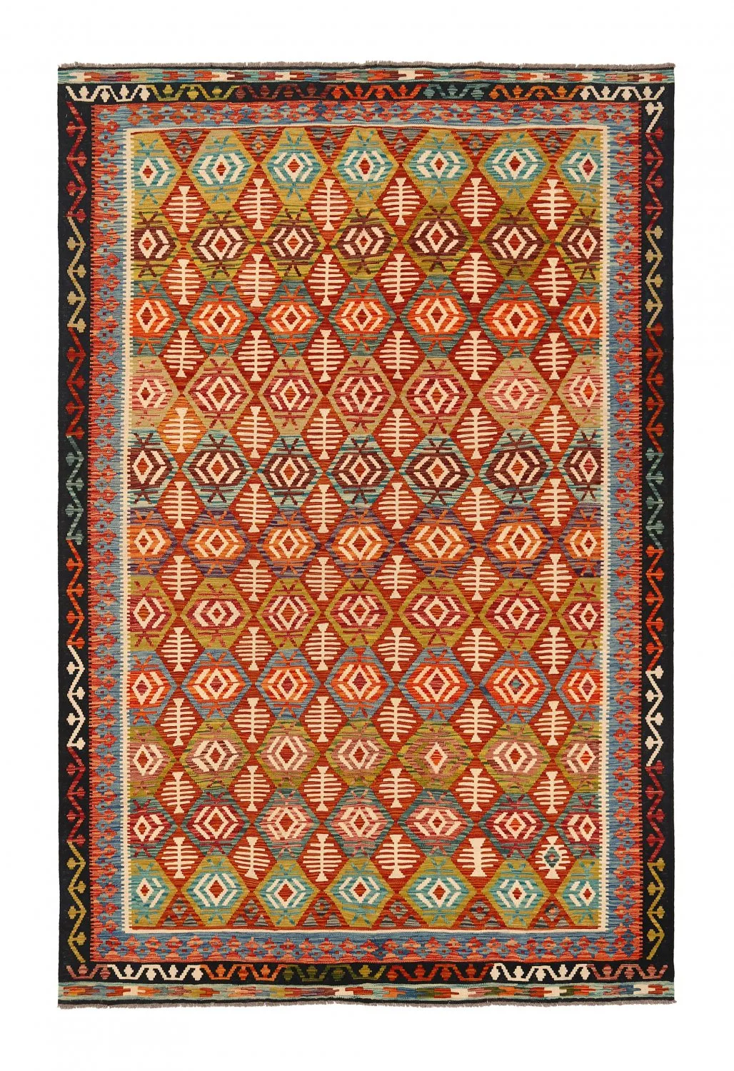 Orientalsk kelimteppe 305 x 202 cm (Størrelse: 305 x 202 cm)