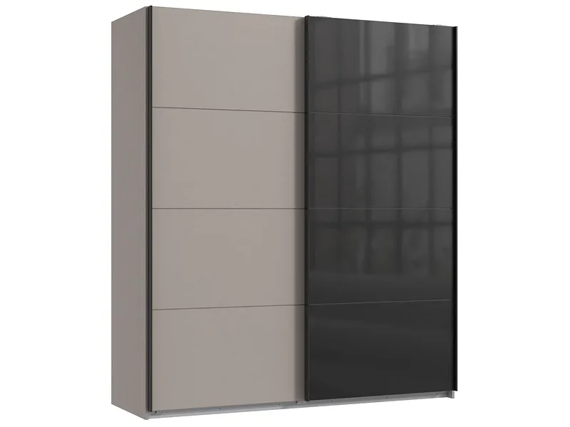 Schwebetürenschrank MIDNIGHT beige 2 Türen