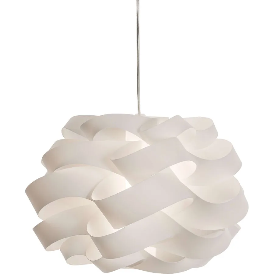 Pendellampe Cloud Kunststoff weiss Ø 40cm