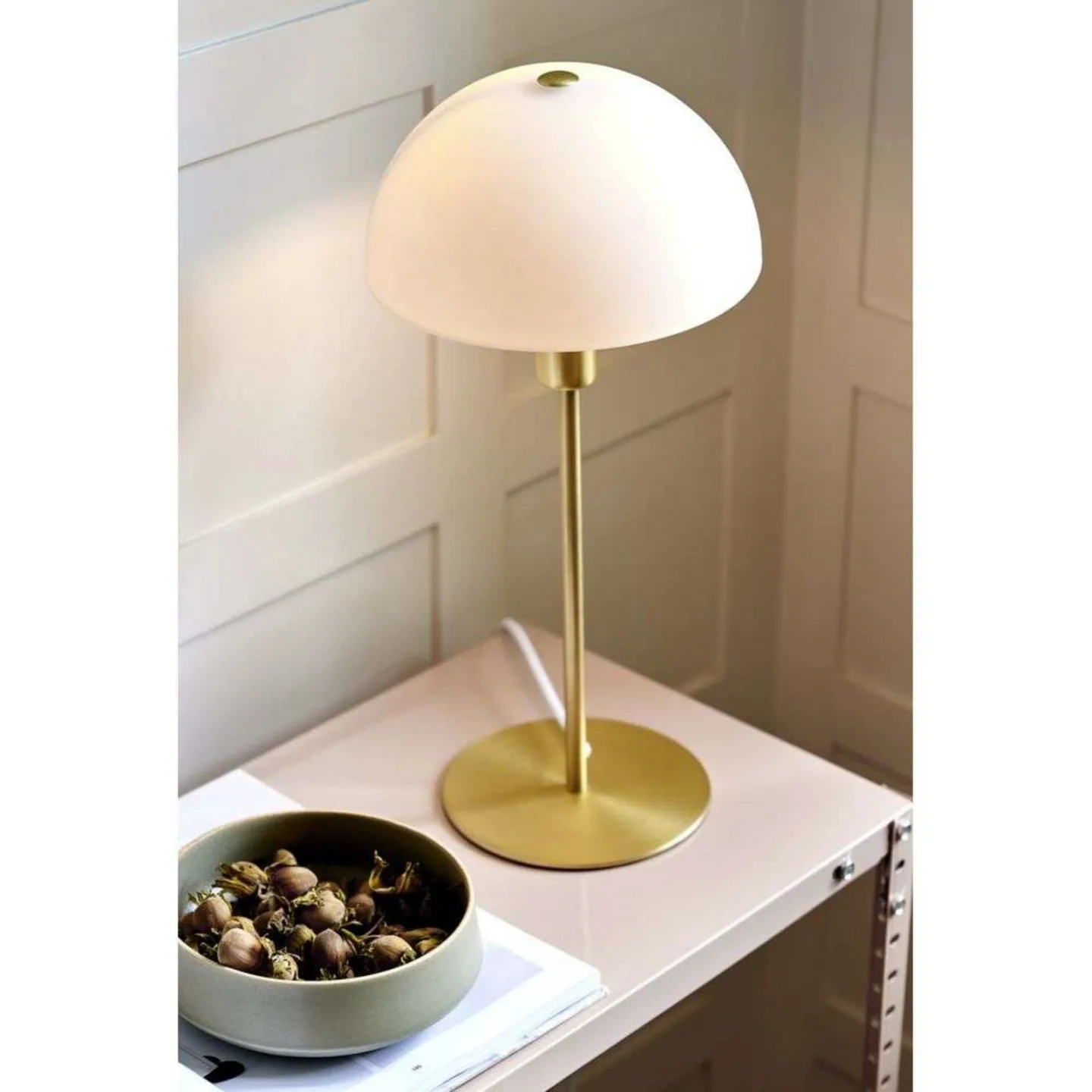 Ellen 20 Bordlampe Opal/Brass - Nordlux - Stue - Metal