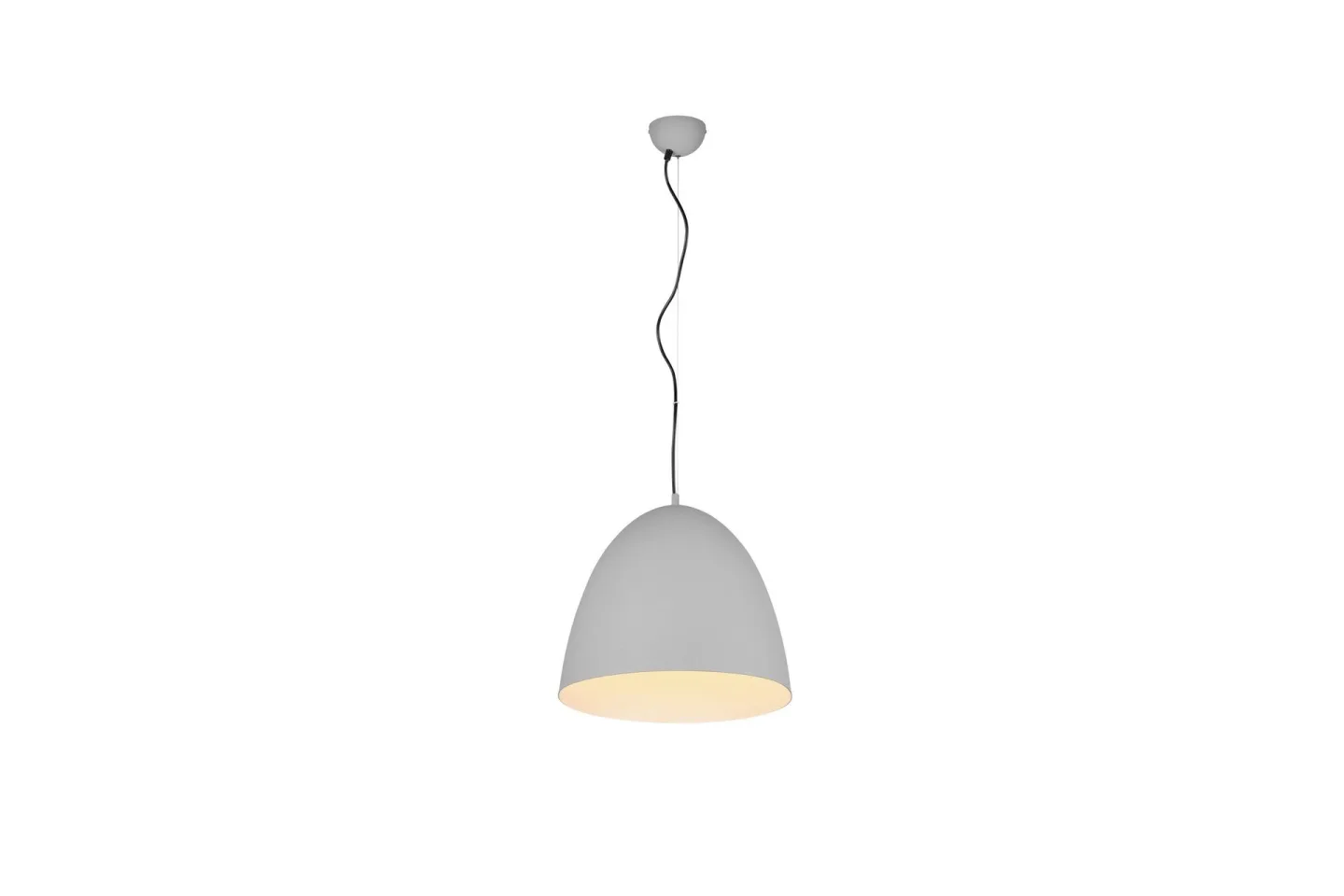 Tilda Taklampa 40 cm E27 grå - Grå