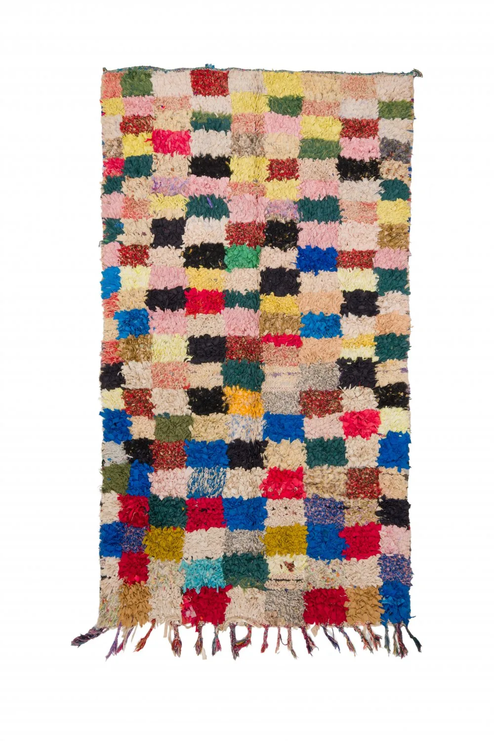 Marokkansk Boucherouite-teppe 280 x 155 cm (Størrelse: 280 x 155 cm)