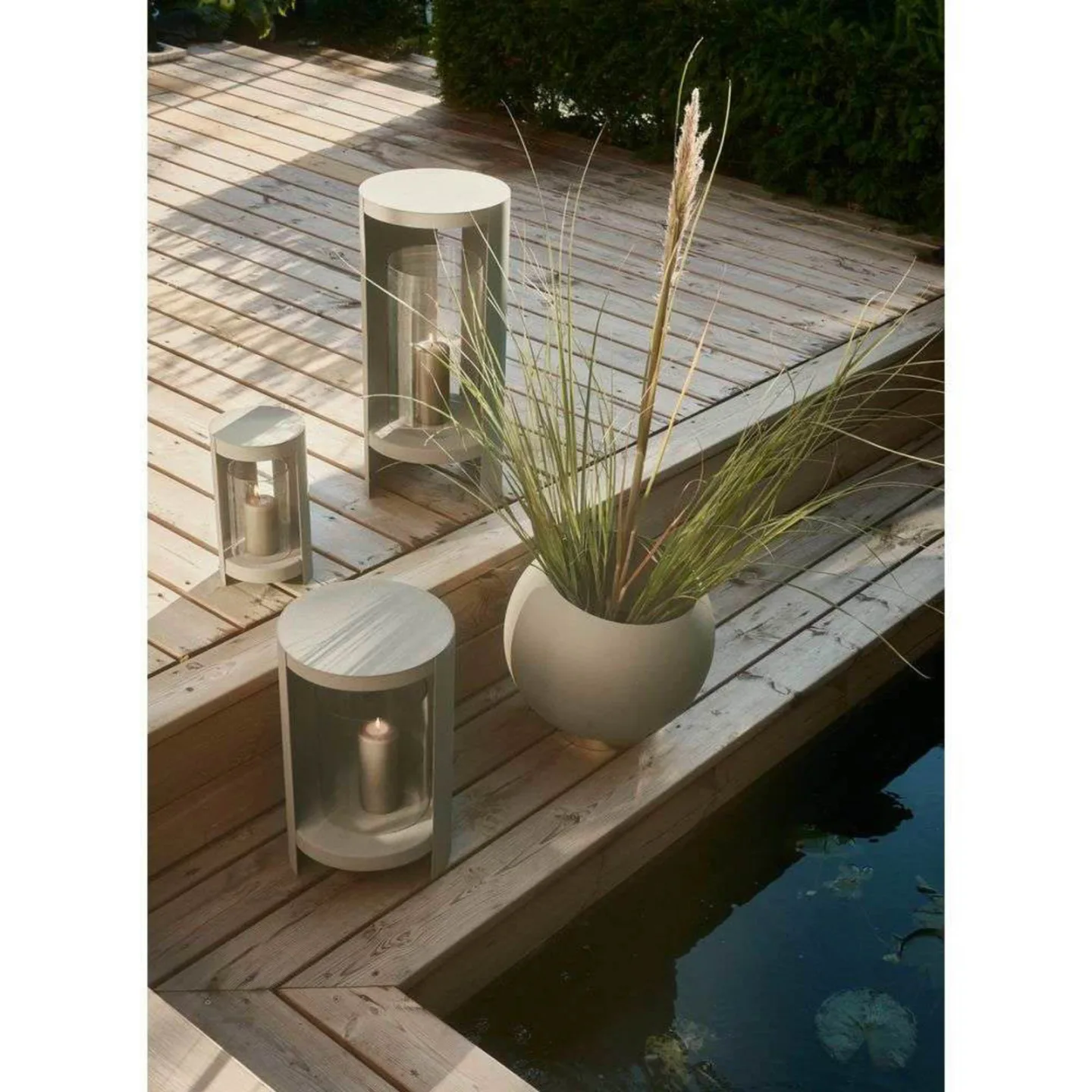 Ora lykt Ø26,4xH43,4 Taupe - AYTM - Stue - Aluminium