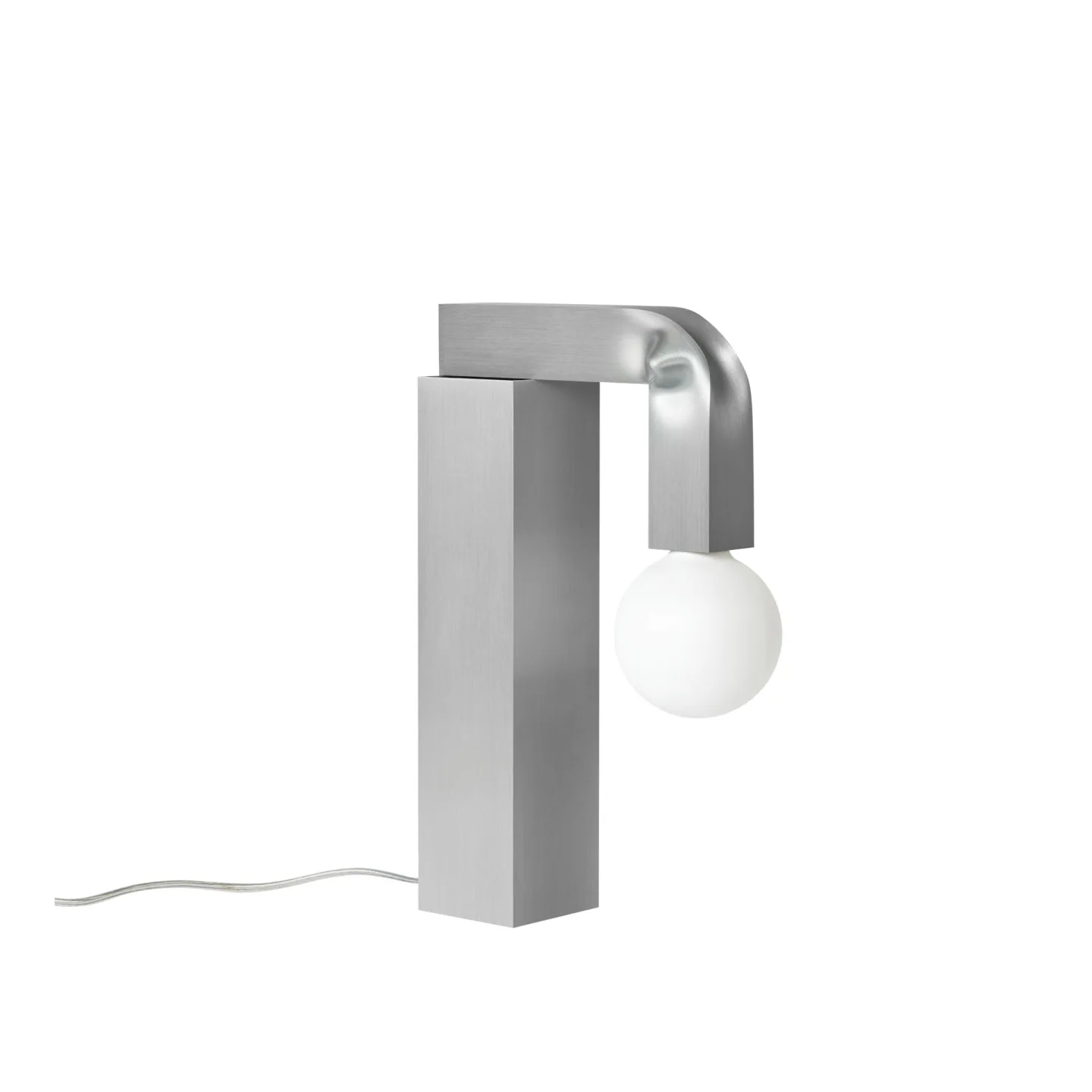 HEM - Knuckle Table Lamp - Brushed Aluminum - Bordslampor - David Taylor - Silver - Metall