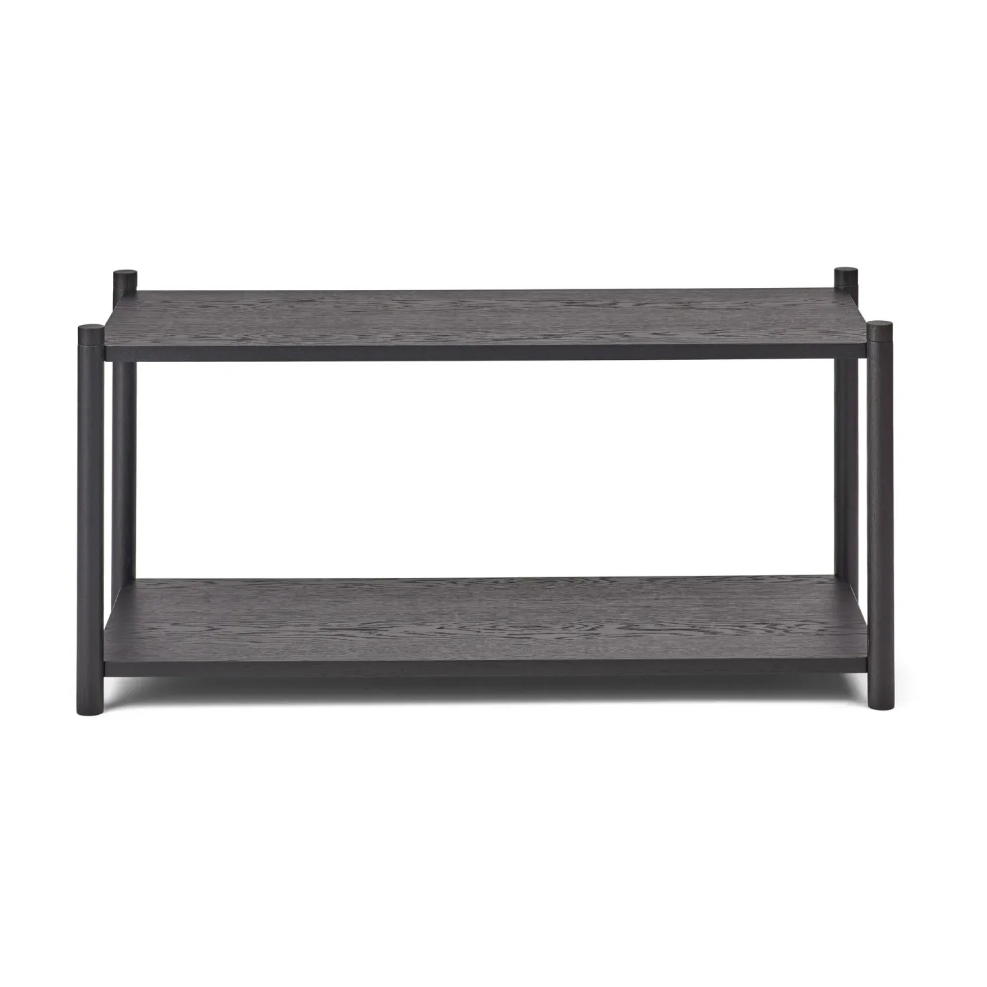 Gejst Sceene bookcase F Svartbetsad ek