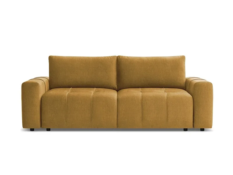 3er Sofa BOBOCHIC ARSENE Samt gelb