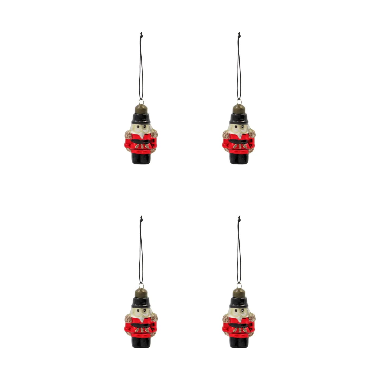 House Doctor Tino julhänge 4-pack Röd