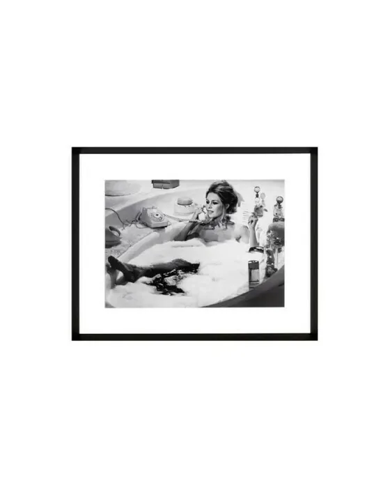 Brigitte Bardot Enjoying a Bubble Bath