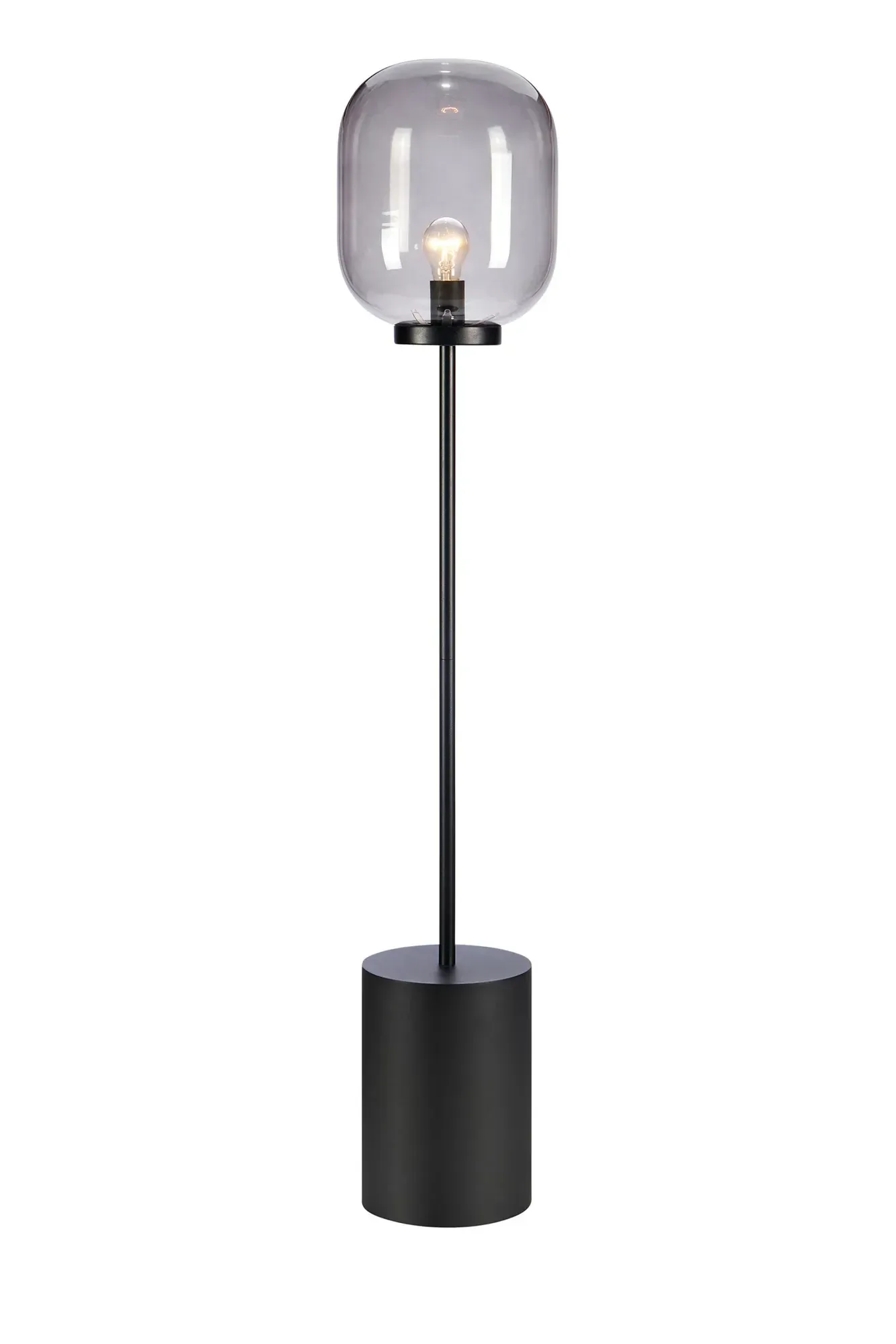 Brooklyn Stehlampe Schwarz/Rauch