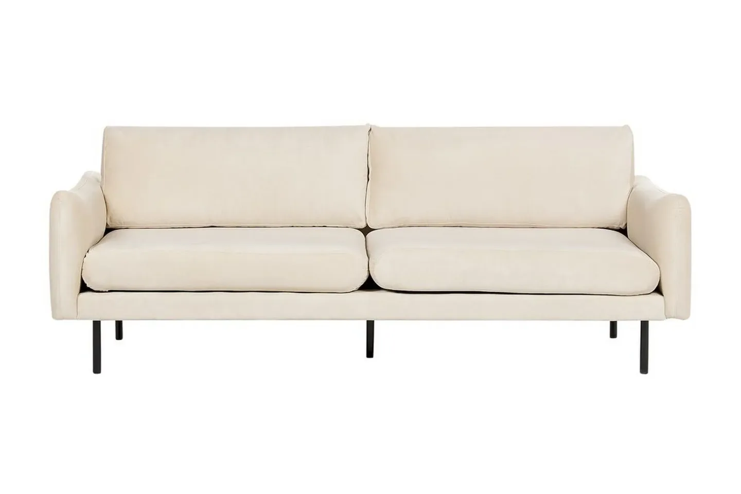 Woodal Soffa 3-sits - Beige/Svart