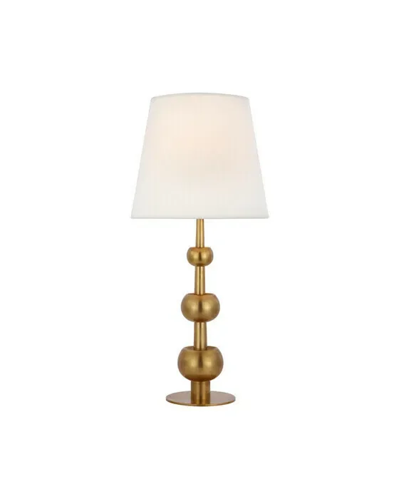 Comtesse Triple Table Lamp Antique Brass