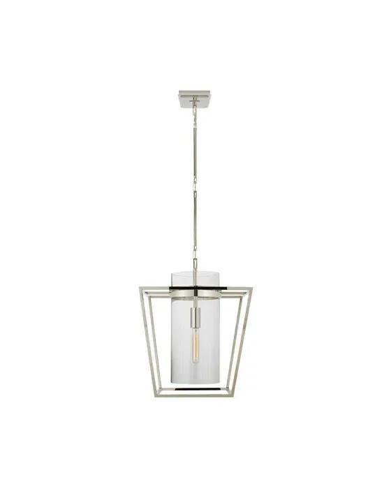 Presidio Small Lantern Polished Nickel