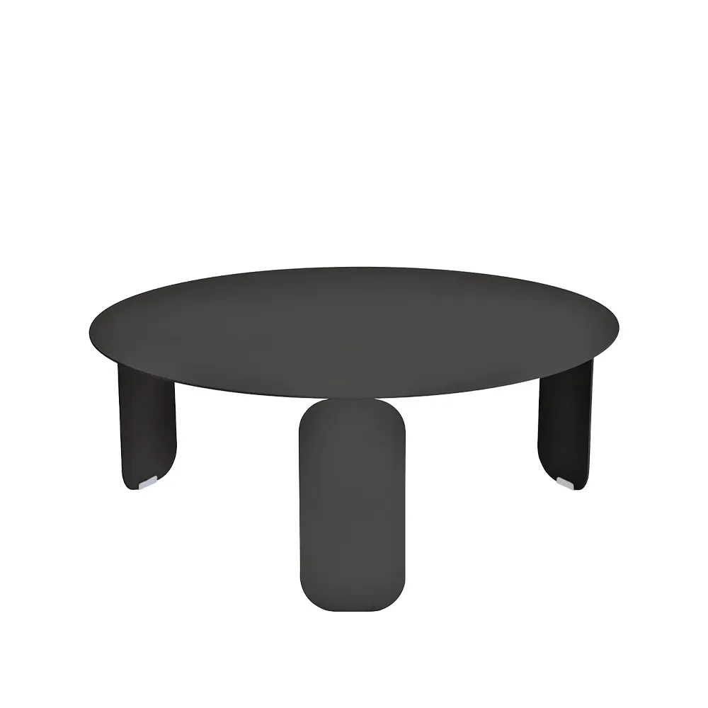 Fermob Bebop Ø80 bord lågt Liquorice (svart)