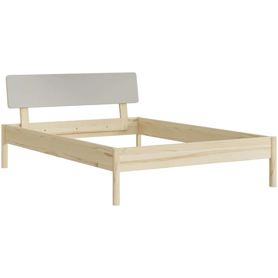 Bett Lund Kernbuche Massivholz Massivholz 140 x 200 cm - Möbel Konfigurator: Traummöbel individuell zusammenstellen