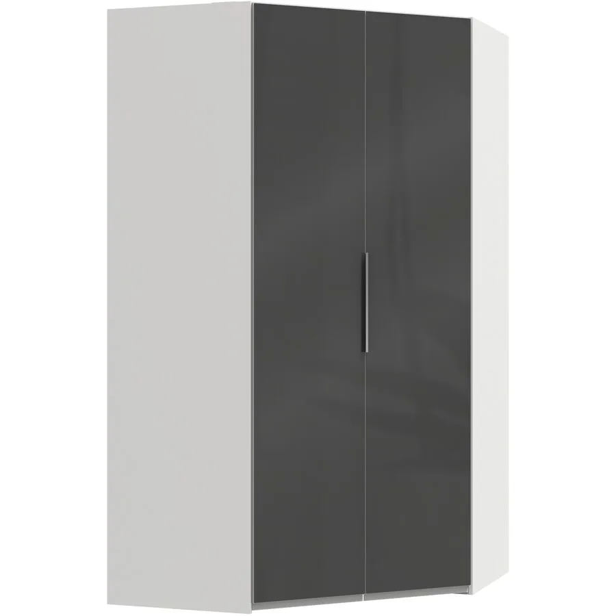 Kleiderschrank Sanko grau Holzwerkstoff B 120 cm